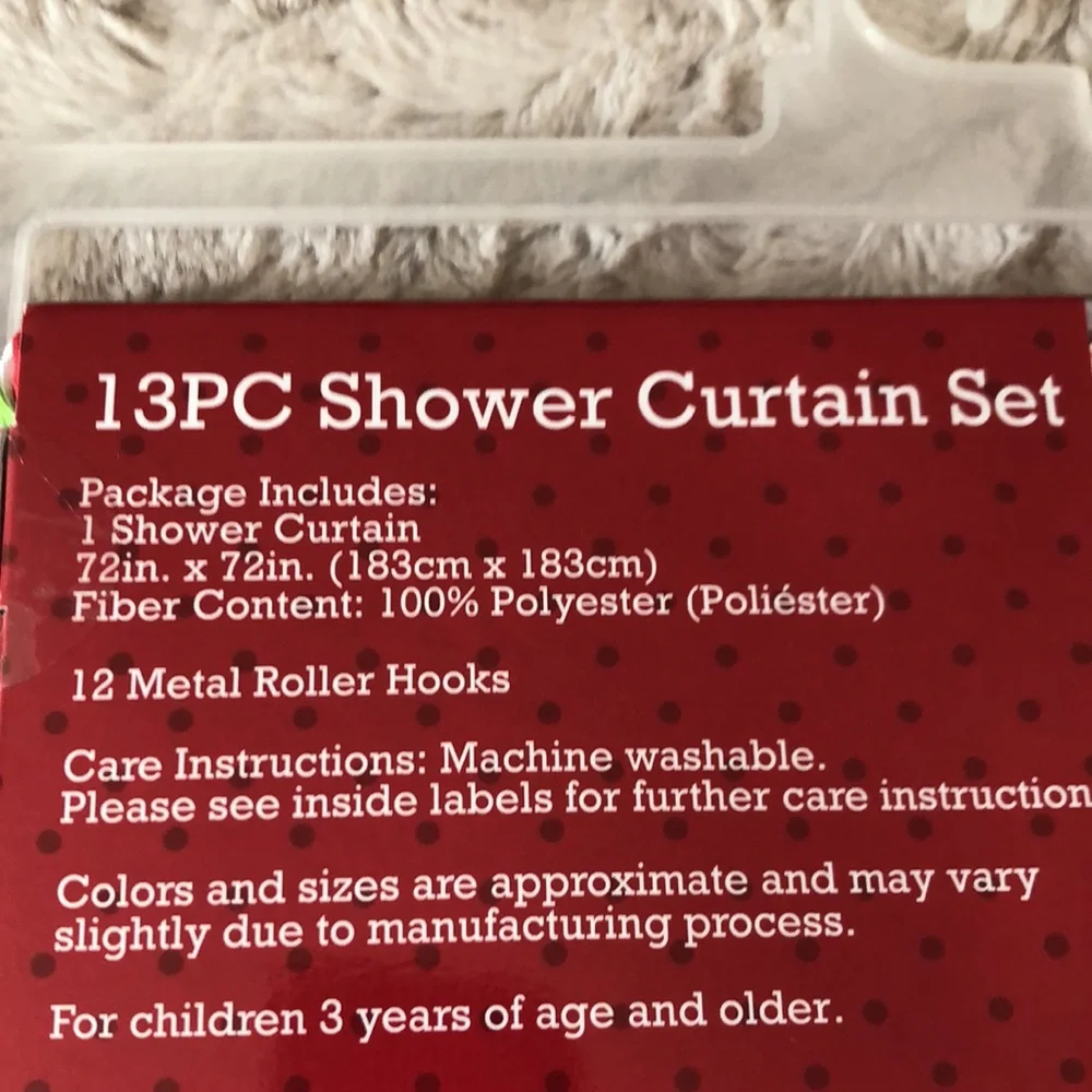 Strawberry Shortcake Shower Curtain Set - Pink Polka Dot